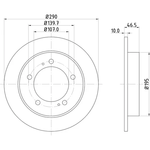 Диск тормозной NISSHINBO ND9003K