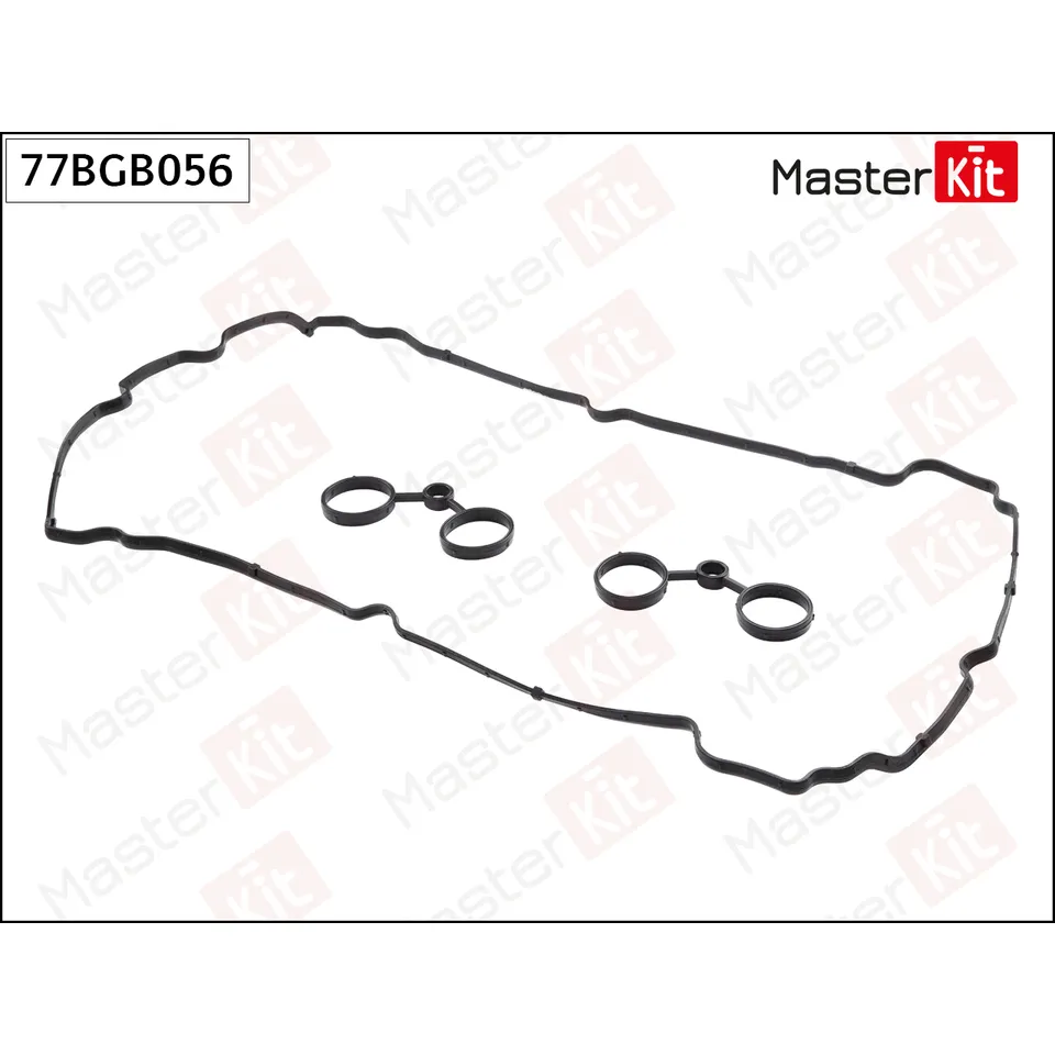 Прокладка клапанной крышки CITROEN 5FA, EP6CDT, 5FC, EP6CDTM, 5FD, EP6DTS, 5FE MASTERKIT 77BGB056
