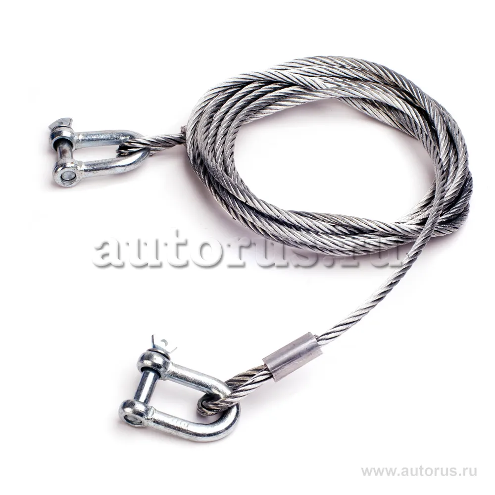 Трос буксировочный 3,6 м 2,5т металл 6 мм King Tools TC006