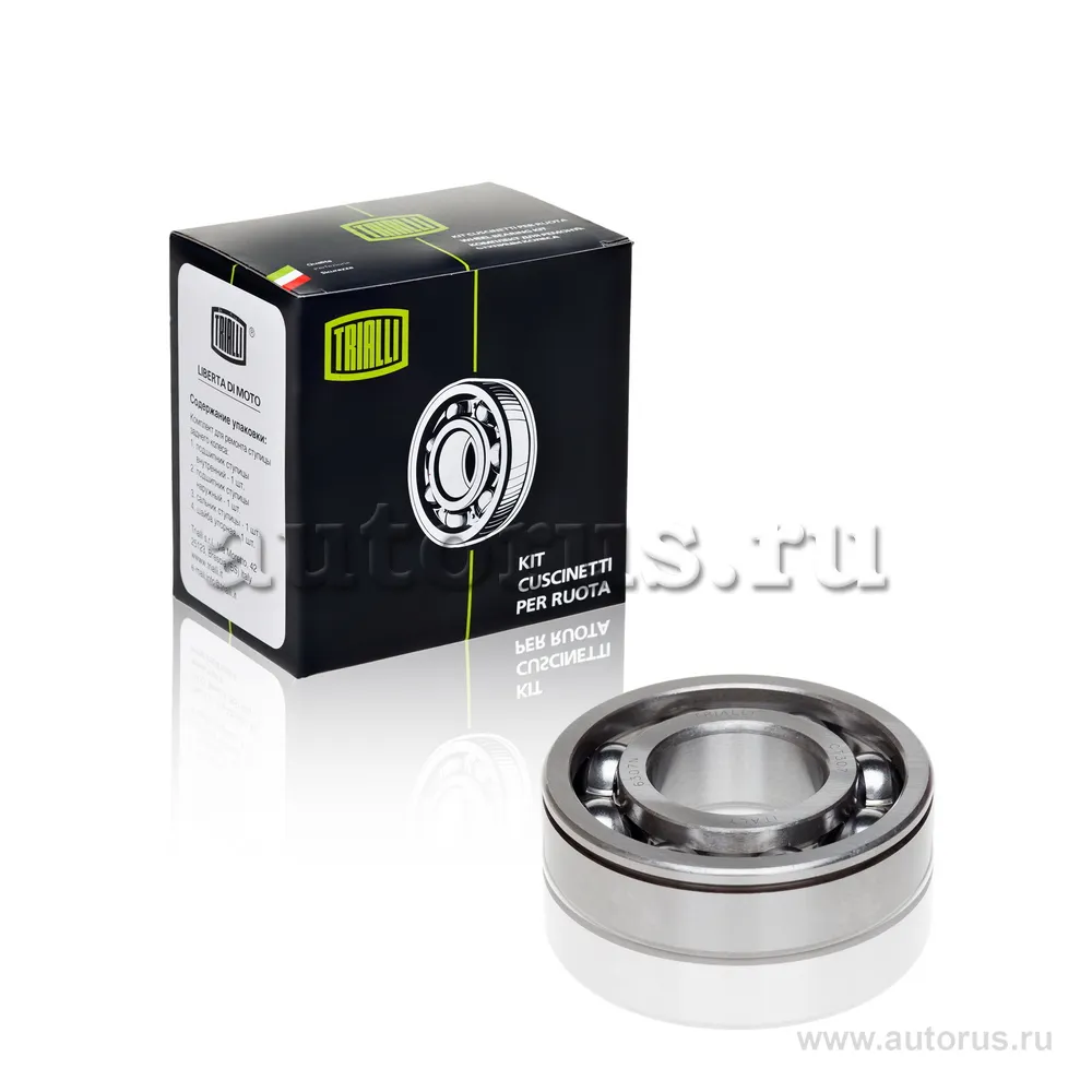 Подшипник 50307 первич. вала КПП для а/м ГАЗ 3302 (шариковый однорядный) TRIALLI CT 307