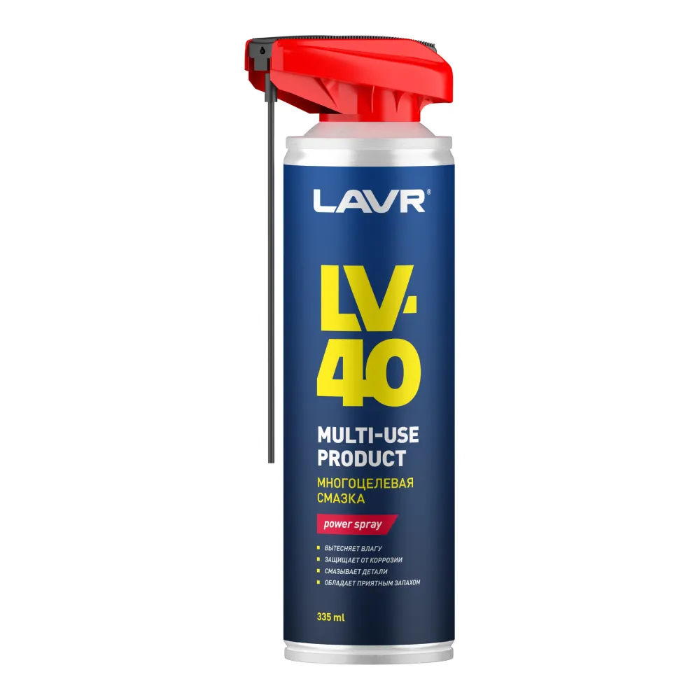 Смазка многоцелевая проникающая LV-40, 335 мл LAVR Ln2429