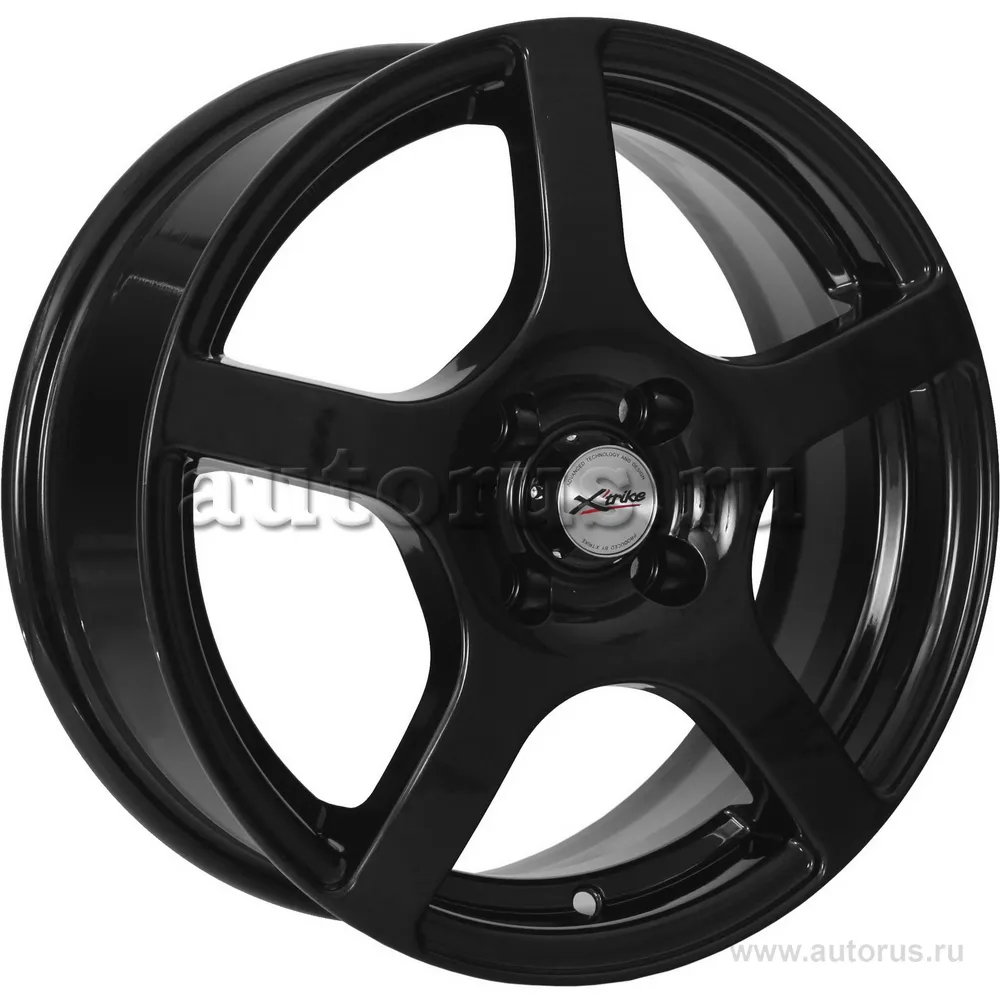 Диск литой R15 6J 4x114.3/67.1 ET44 X-trike X-118 BK 28236