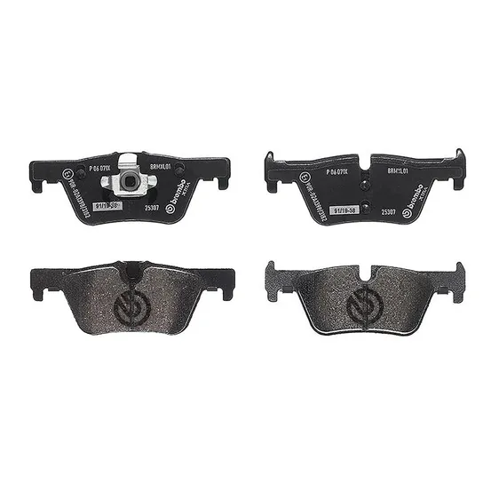 Колодки тормозные задние BMW 1/2/3/4/X3 BREMBO P06071X