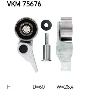 Ролик натяжителя ремня ГРМ SKF VKM 75676