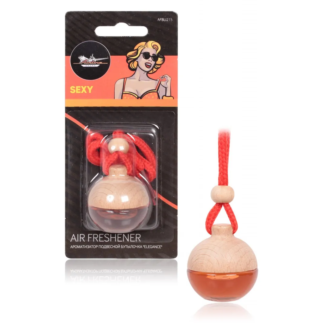 Ароматизатор подвесной бутылочка Elegance sexy AIRLINE AFBU215