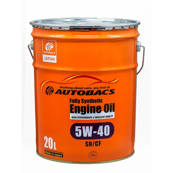 Масло моторное AUTOBACS Engine Oil 5W-40 синтетическое 20 л A01508405