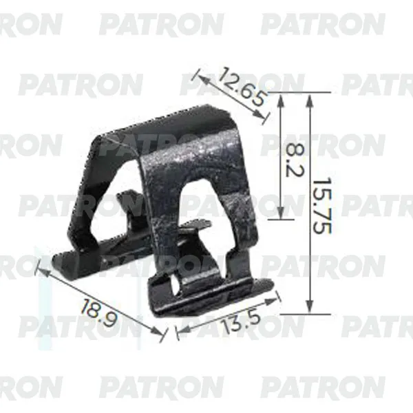 Скоба металлическая Audi Seat Volkswagen Используется для крепления то PATRON P372394
