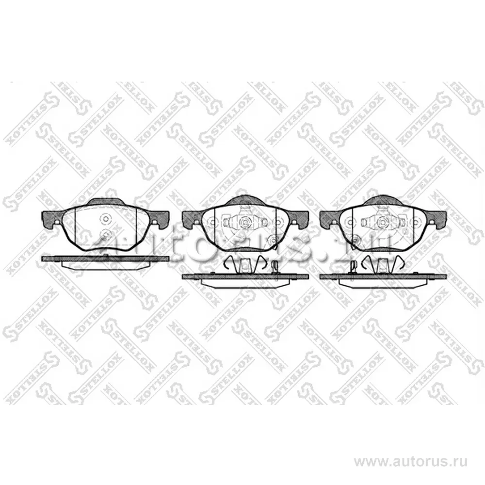 Колодки дисковые п. Honda STELLOX 1079 002-SX