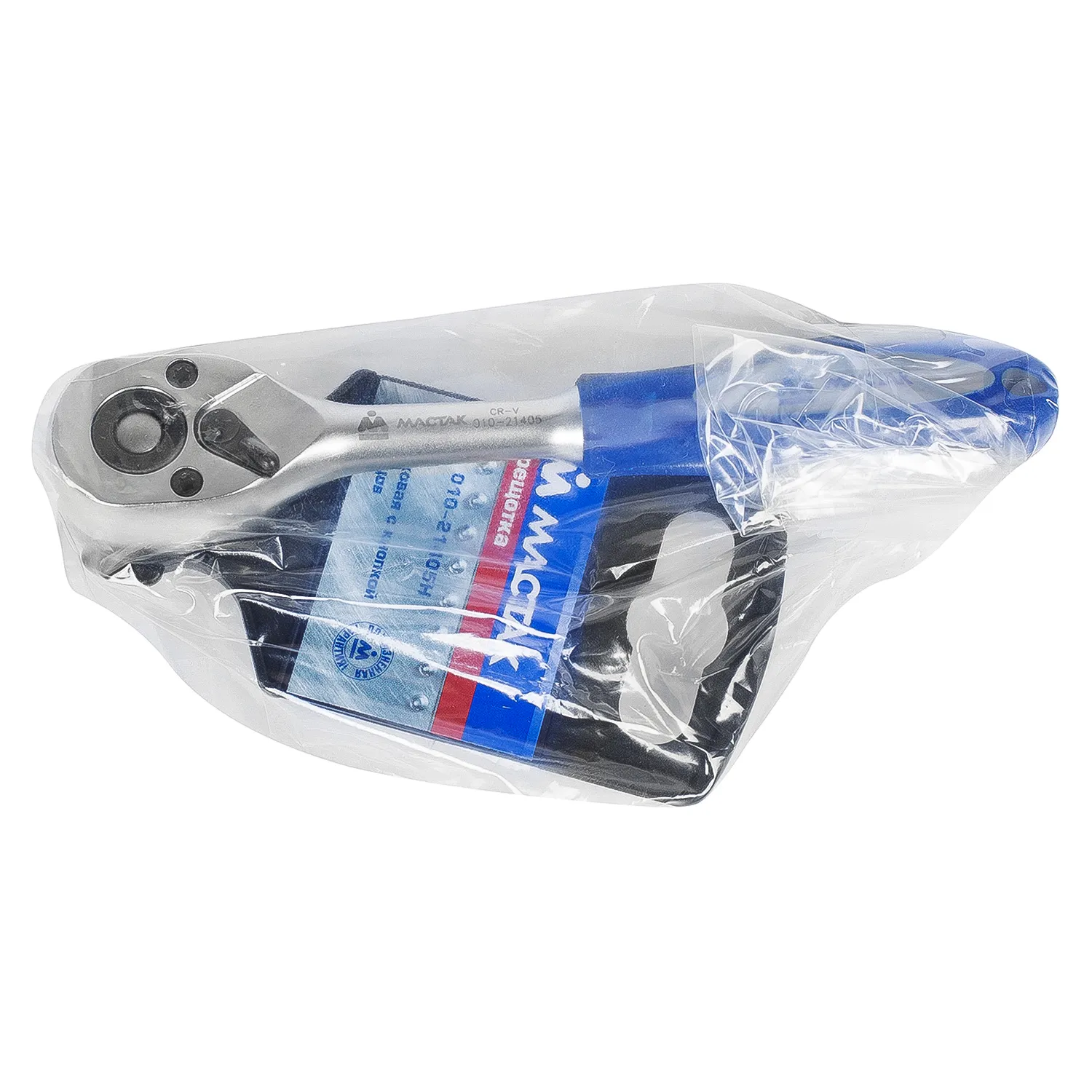 Трещотка 1/4 , 45 зубцов, флажковая с кнопкой