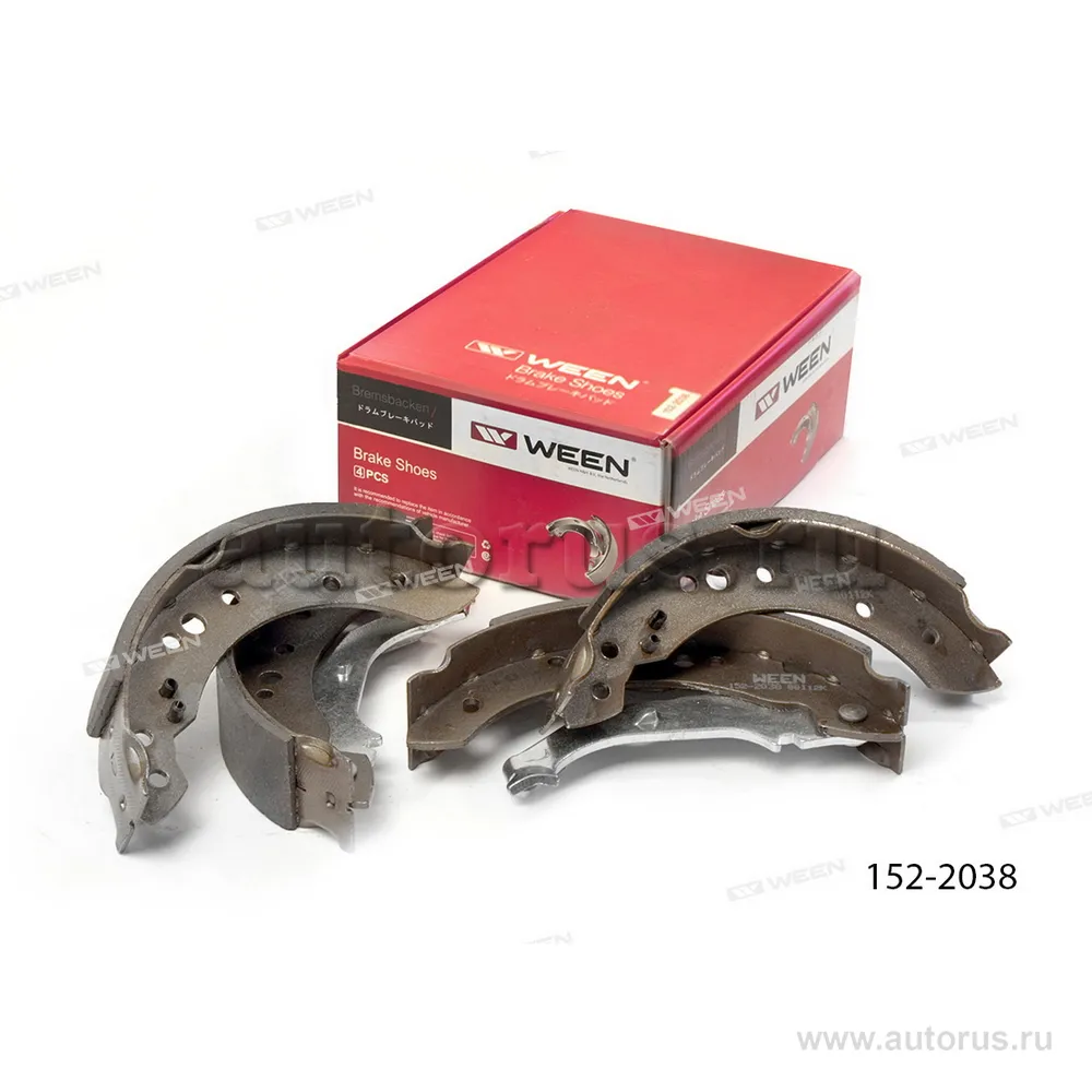 Тормозные колодки барабанные CITROEN C2, C3, PEUGEOT 1007 WEEN 152-2038