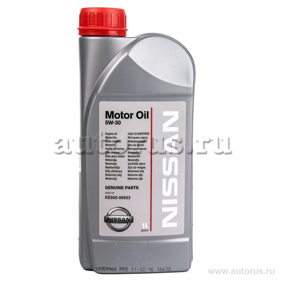 Масло моторное NISSAN Motor Oil 5W-30 синтетическое 1 л KE900-99933R