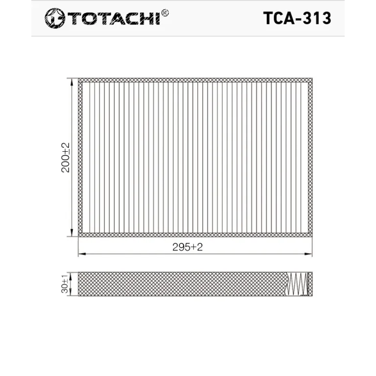 Фильтр салона TOTACHI TCA-313 13175553 CU 3054 TOTACHI TCA313