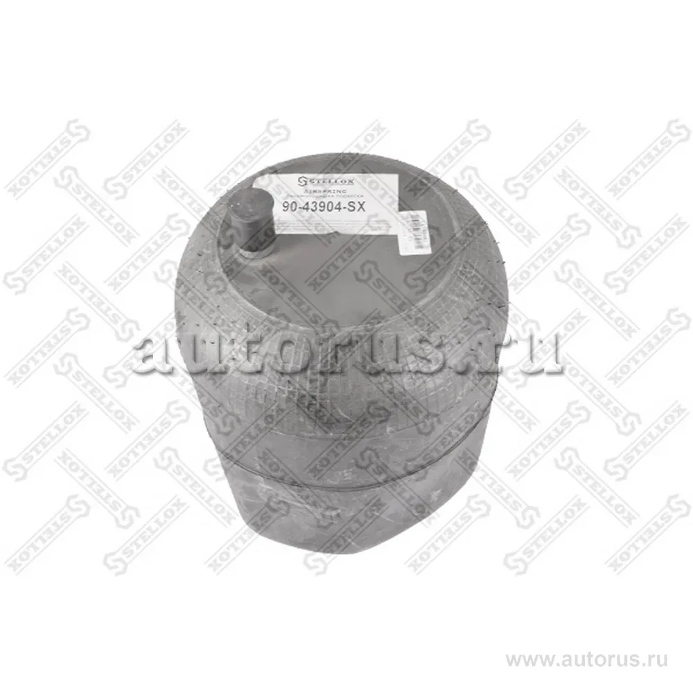 Пневмоподушка без стак. 1шп-штуц.M24-M16. Н: 1отв. MB Actros STELLOX 90-43904-SX