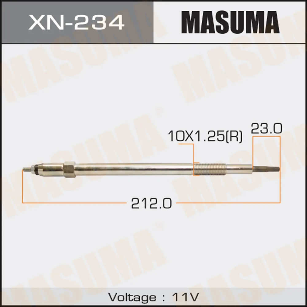 Свеча накаливания NISSAN CARAVAN MASUMA XN-234