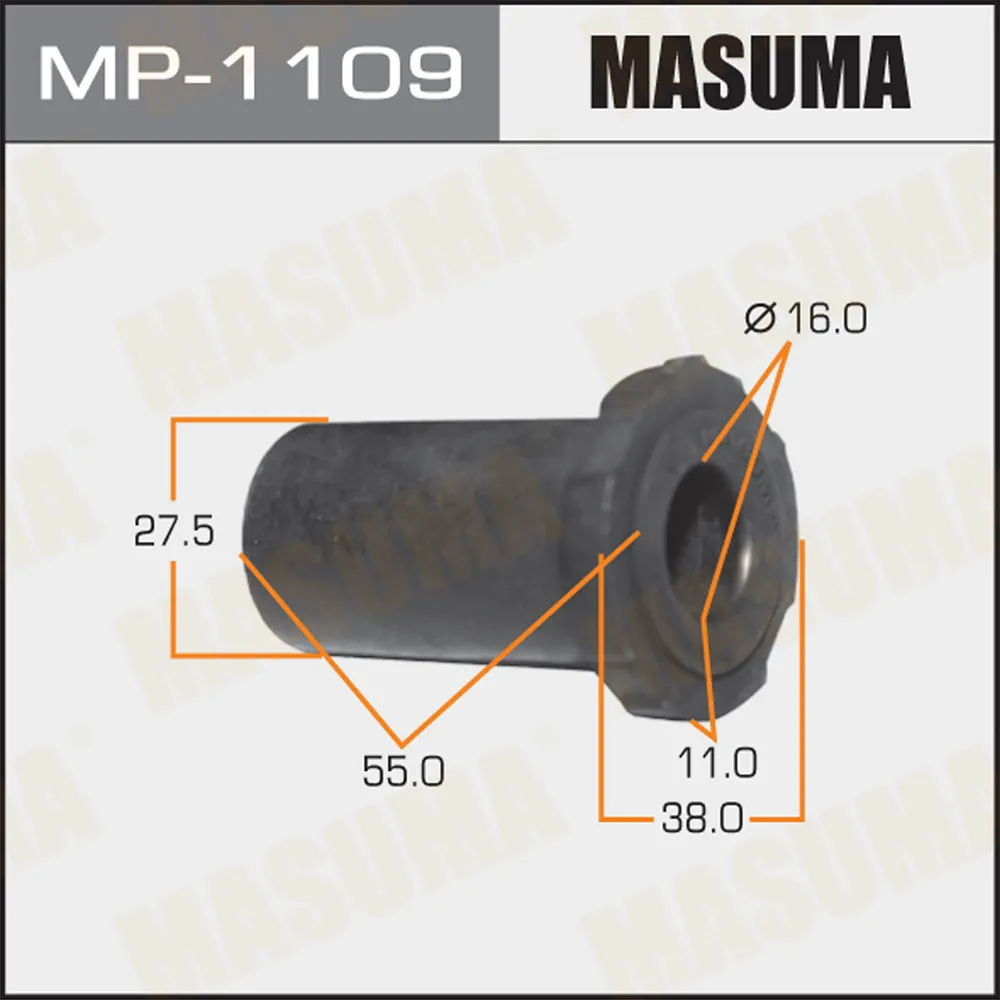 Втулка рессоры задней подвески MITSUBISHI L200 4WD MASUMA MP-1109