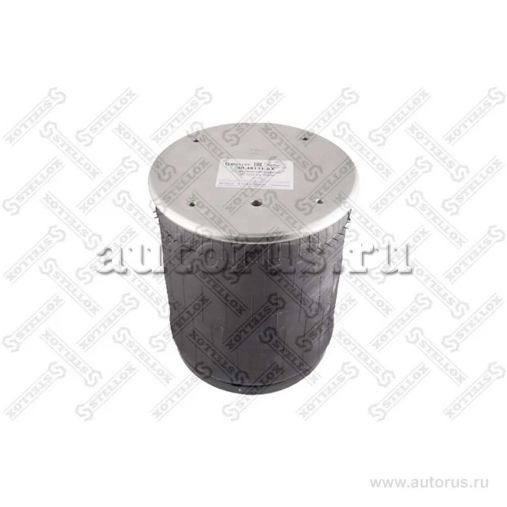 Пневмоподушка со стак. 4отв.M10 1отв-шт.M14.Поршень сталь 4отв.M12 STELLOX 90-48131-SX