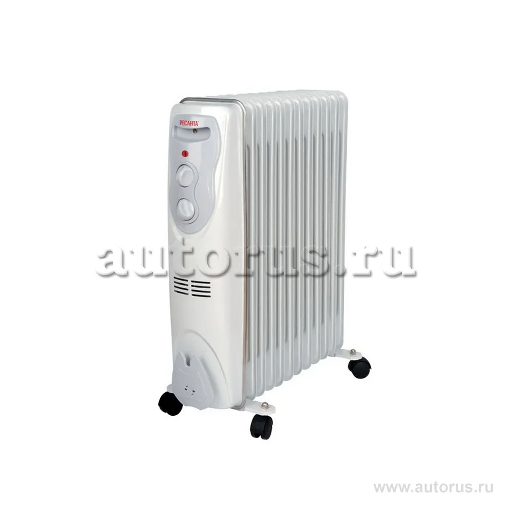 Масляный радиатор ОМ-12Н (2,5 кВт) Ресанта 67/3/9