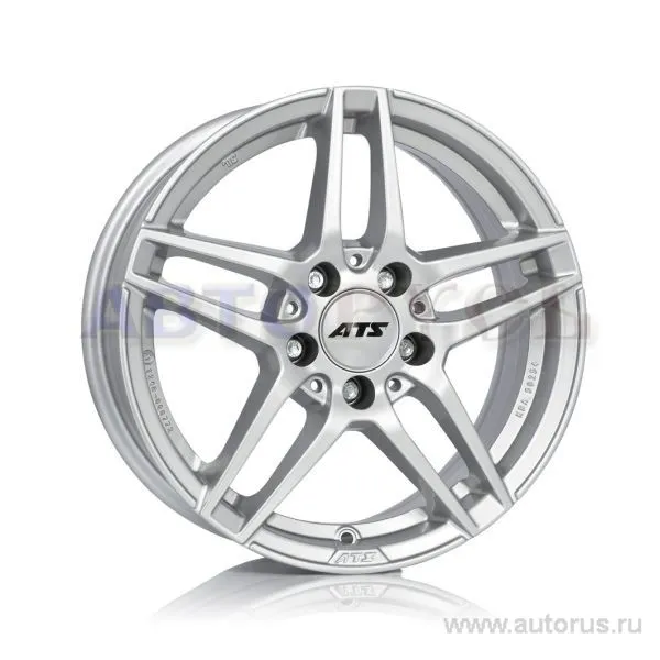 Диск литой R16 6.5J 5x112/66.5 ET49 ATS Mizar Polar Silver MZ65649M81