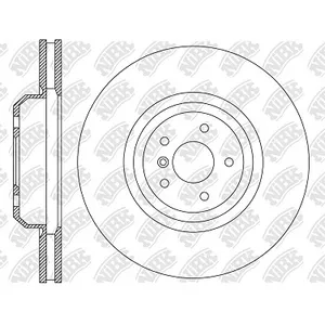 Диск тормозной BMW 5 (G30) передний (1шт.) NIBK RN2263