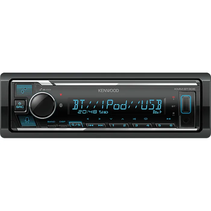 Автомагнитола Kenwood KMM-BT306 ,1DIN ,USB/MP3/iPod/Android/Bluetooth