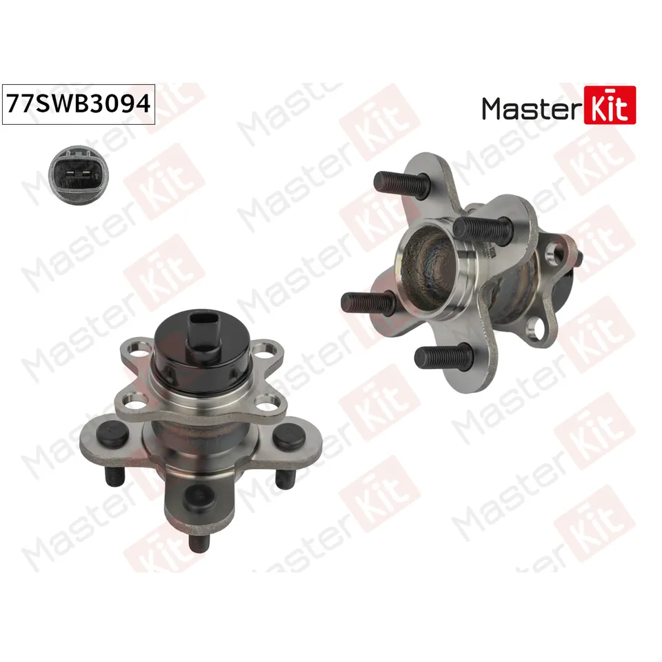 Ступица в сборе с подшипником задн. Daihatsu MATERIA (M4_)/Subaru JUSTY IV/Toyota PASSO (_N MASTERKIT 77SWB3094