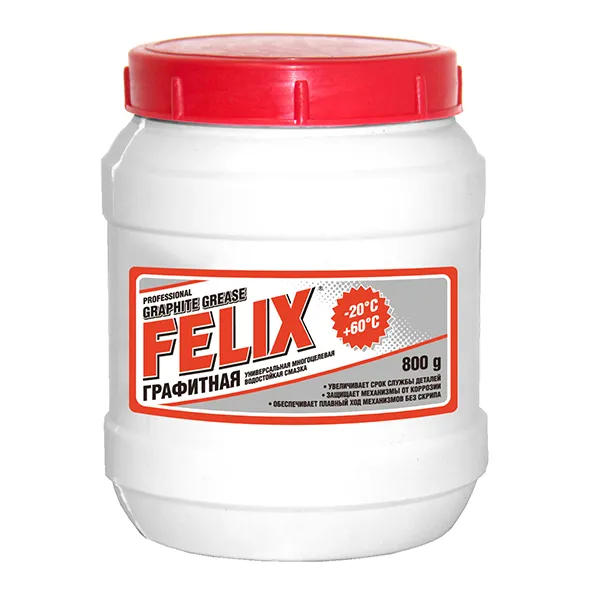 Смазка Графитная FELIX, банка, 800 гр Felix 411040088