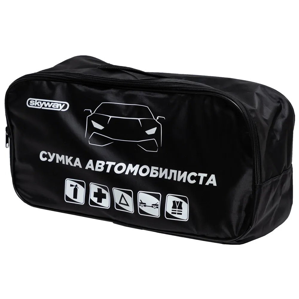 Сумка под набор автомобилиста черная 44х22х13 см SKYWAY S05301010