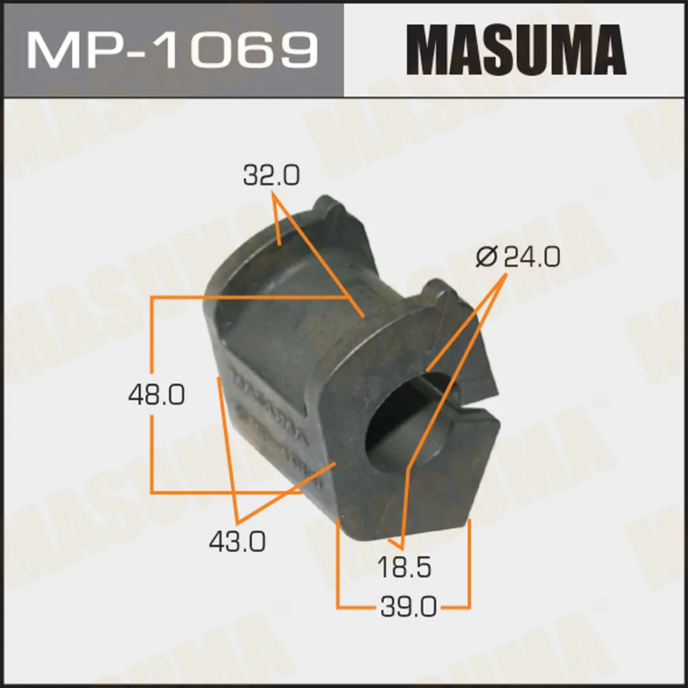 Втулка стабилизатора TOYOTA AQUA MASUMA MP-1069