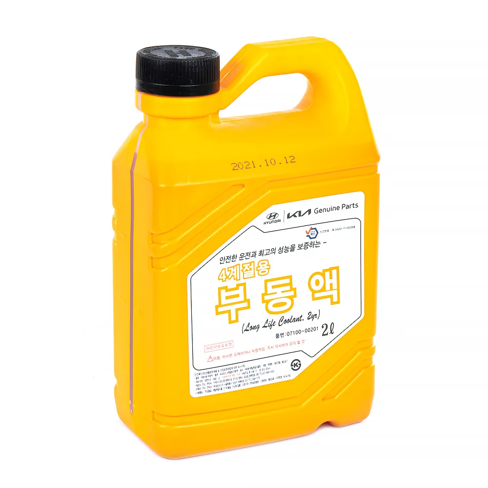 Антифриз HYUNDAI/KIA Long Life Coolant 2 G12 концентрат красный 2 л 07100-00201