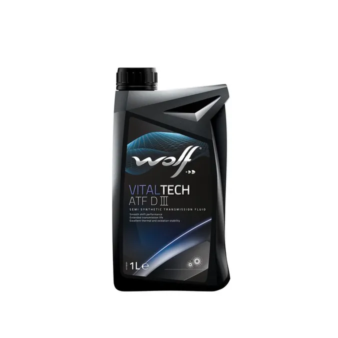 Масло трансмиссионное WOLF VITALTECH ATF DIII 1L FORD MERCON GM 6417-M D Wolf 8305306