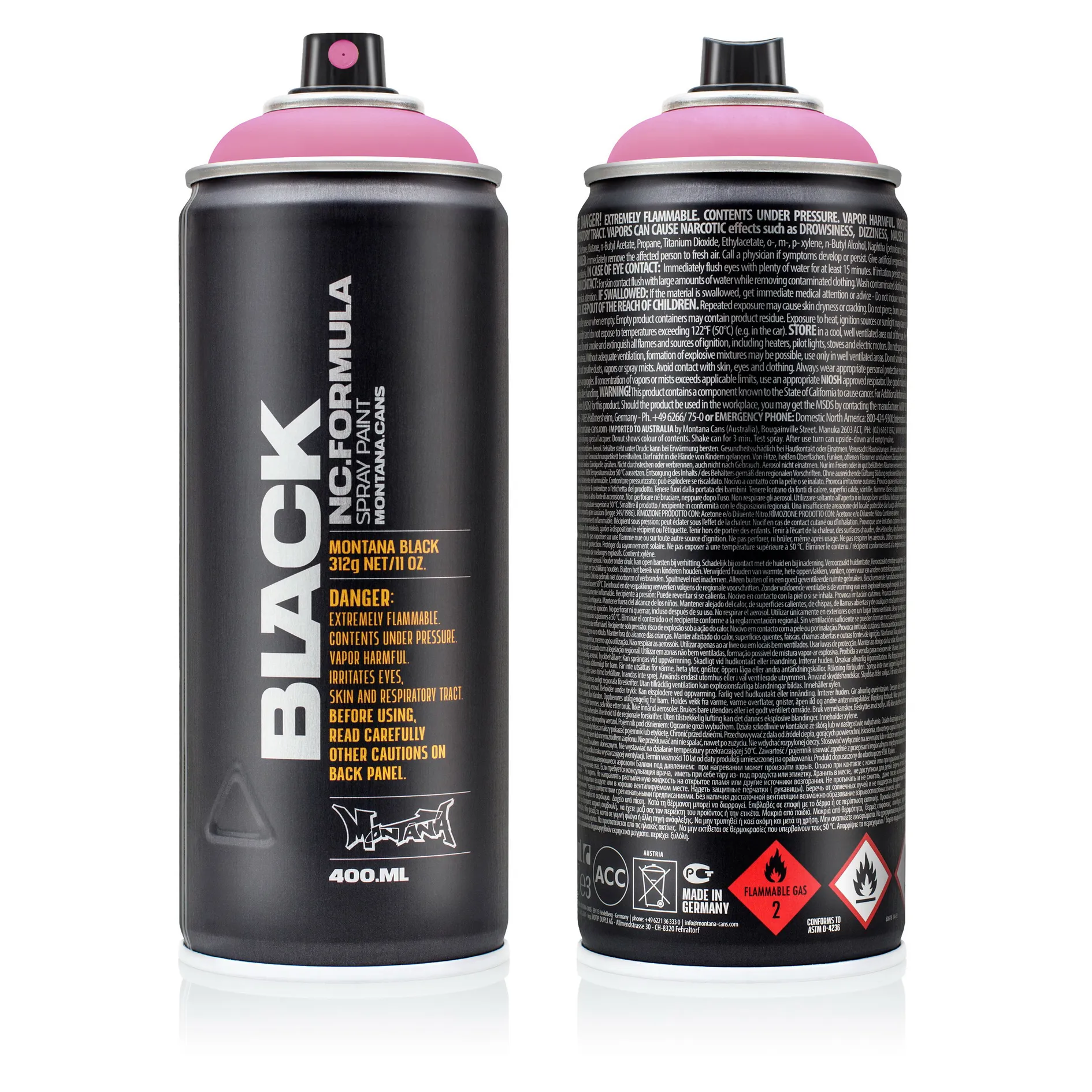 Краска BLACK розовый кадиллак MONTANA CANS 3120 BLK