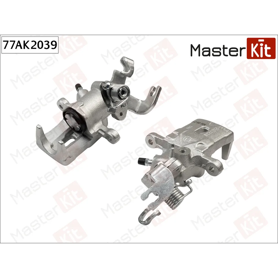 Тормозной суппорт зад. лев. Hyundai LANTRA 1995-2000, Kia CERATO 2004- MASTERKIT 77AK2039