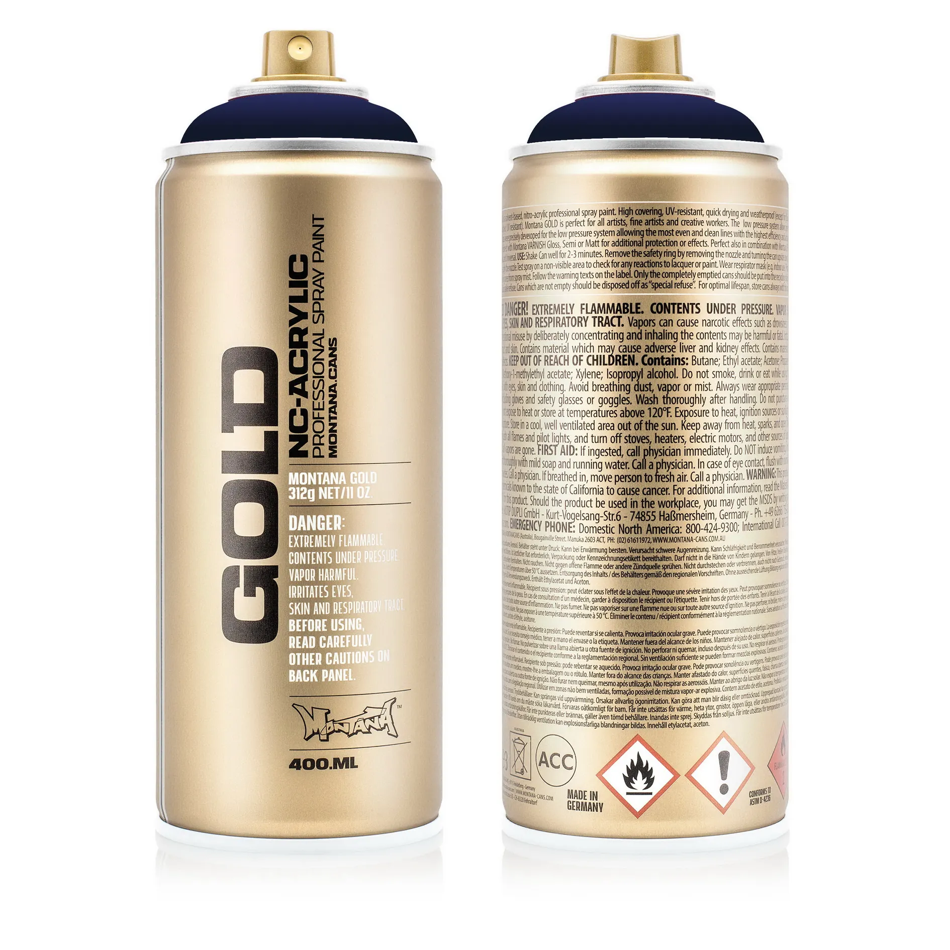 Краска GOLD кассис MONTANA CANS G4190