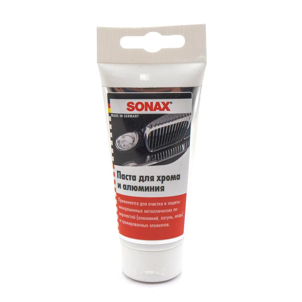 Паста для хрома и алюминия 0,075л. SONAX 308000