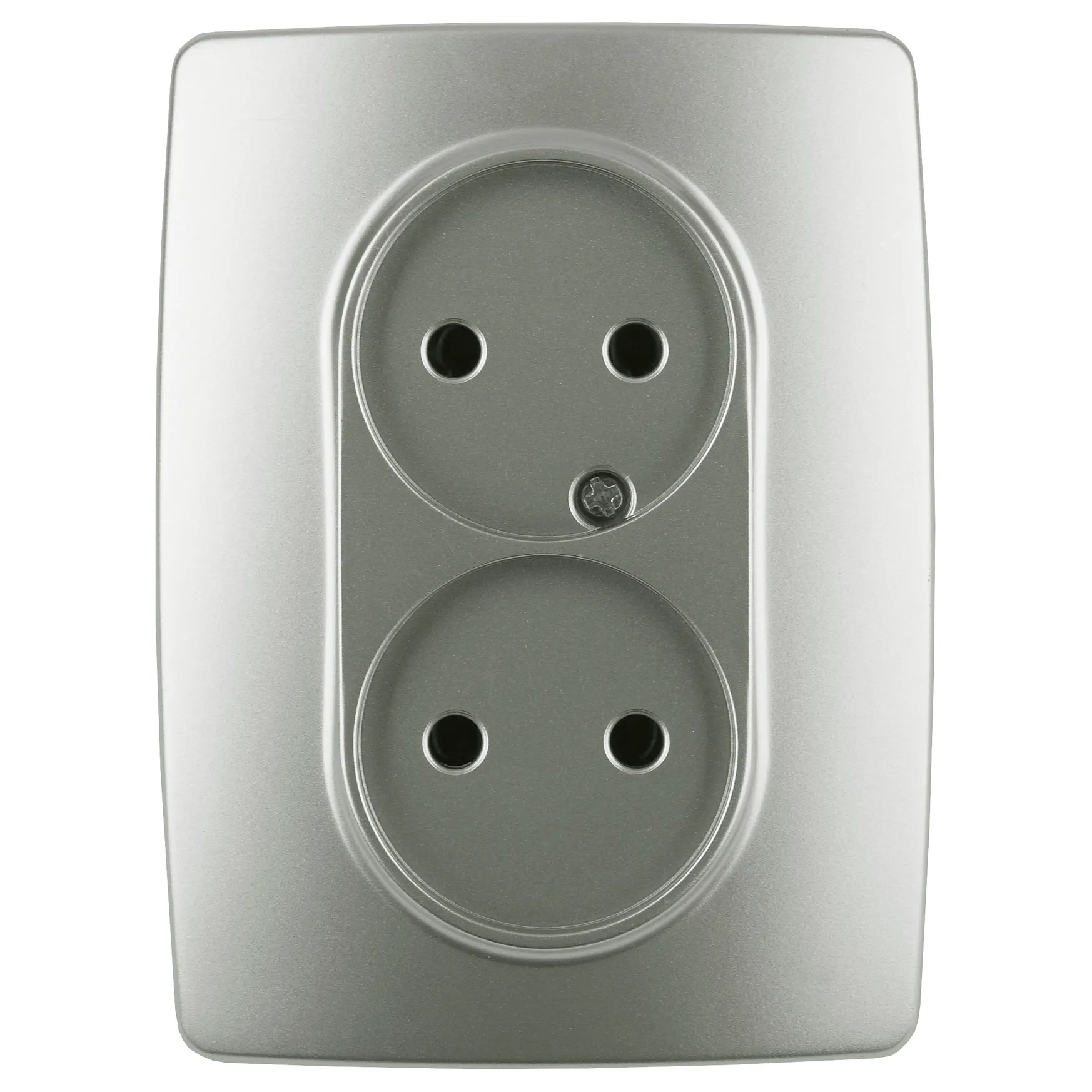 12-2107-15 ЭРА Розетка 2X2P, 16A-250В, IP20, Эра12, перламутр (10/100/1600)
