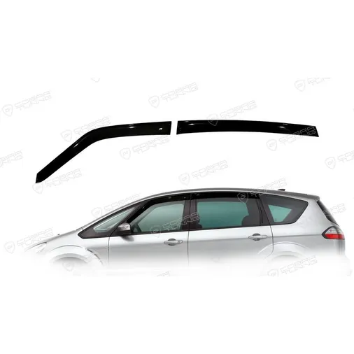 Дефлектора на окна Ford S-Max I 2006-2010 EuroStandard деф.окон Cobra Tuning FE31506