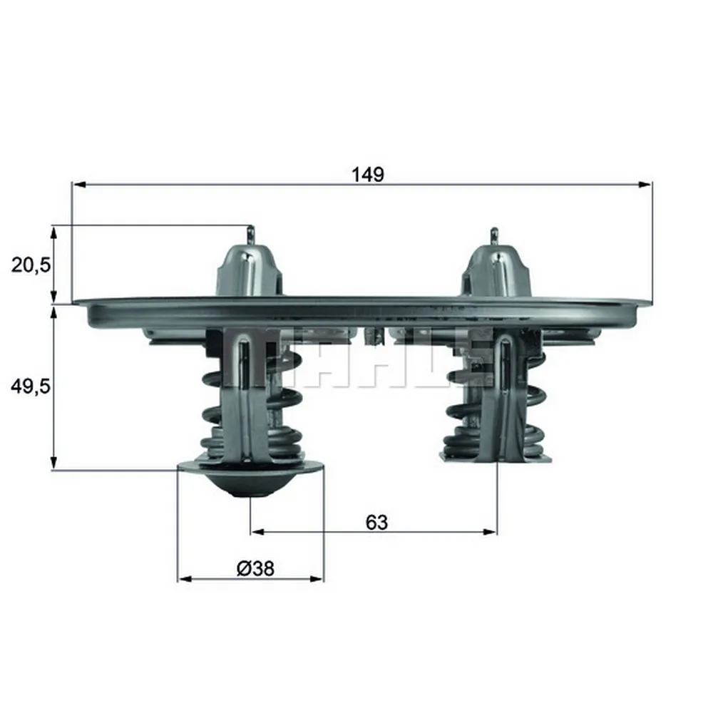Термостат KNECHT/MAHLE TX 105