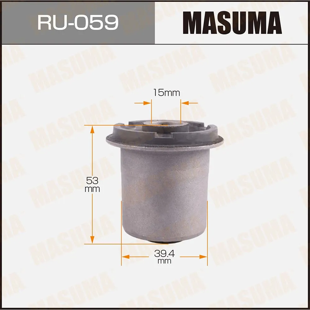 Сайлентблок верх.перед.рычага toyota land cruiser 90prado kzjkdjvzj90 MASUMA RU059