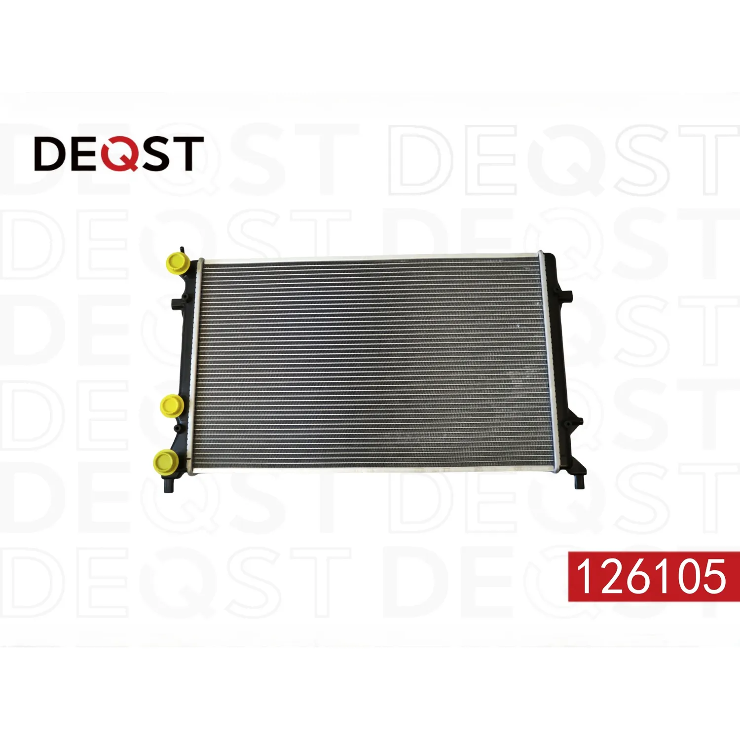 Радиатор. VW BEETLE/JETTA 1.6-2.5 10- DEQST 126105