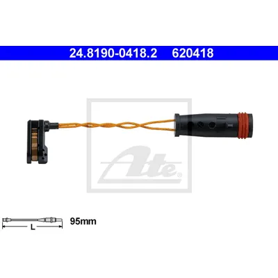 Датчик износа задних тормозных колодок ATE 24.8190-0418.2