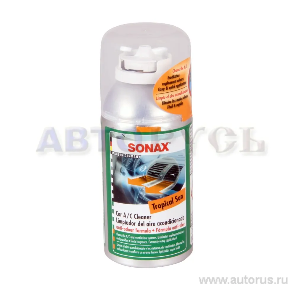 Очиститель системы кондиционирования Тропический бриз 0,15л. SONAX 323500
