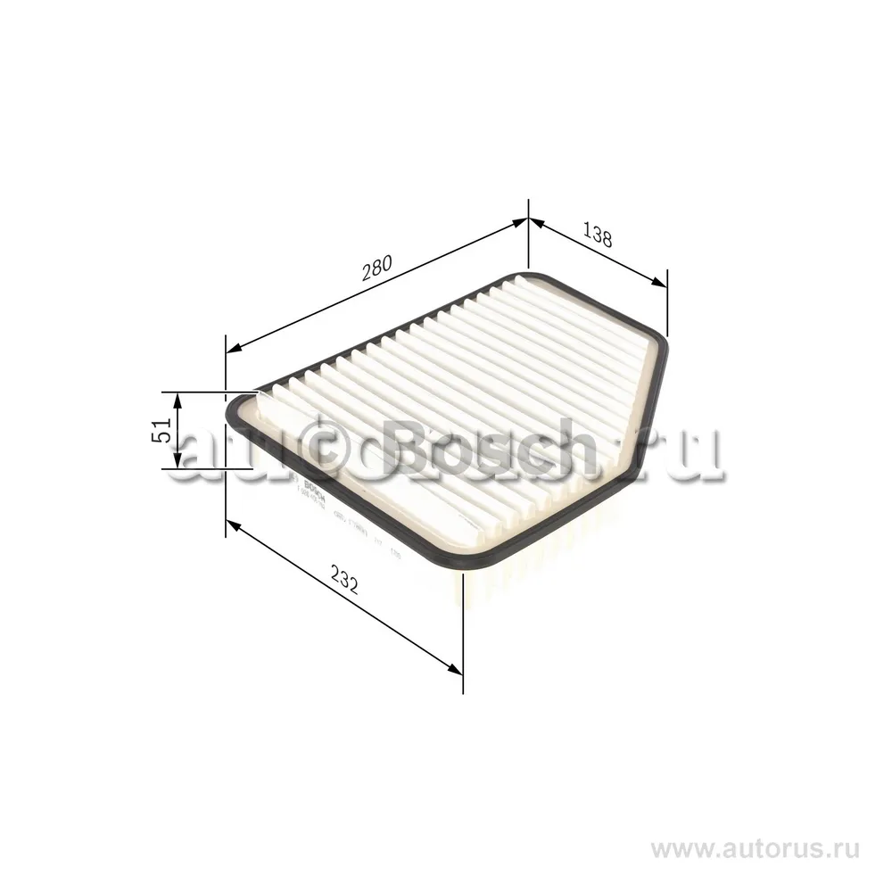 Фильтр воздушный LEXUS GS II/GS III 300/430/450 BOSCH F 026 400 162