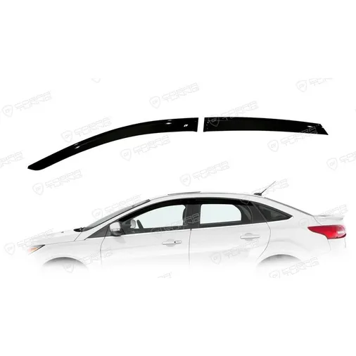 Дефлектора на окна Ford Focus III Sd/Hb 5d 2011EuroStandard деф.окон Cobra Tuning FE32811