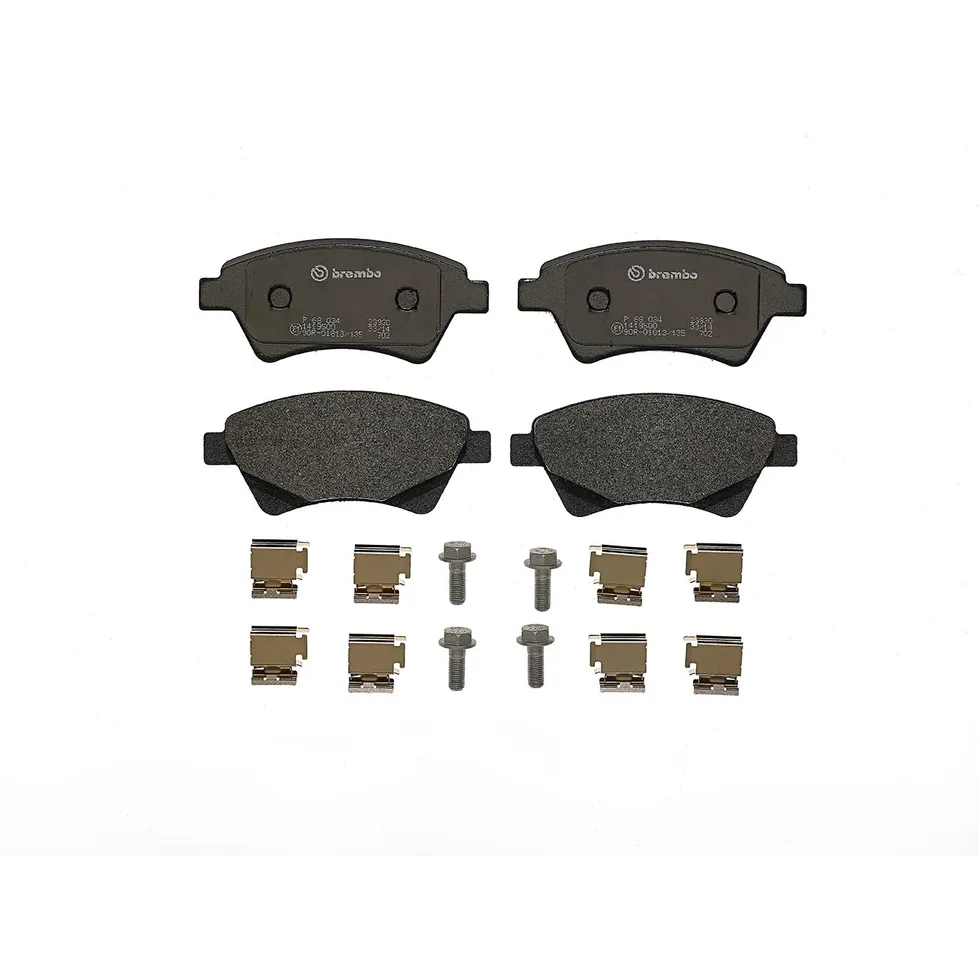 Колодки тормозные передние RENAULT CLIO III, MEGANE II BREMBO P68034