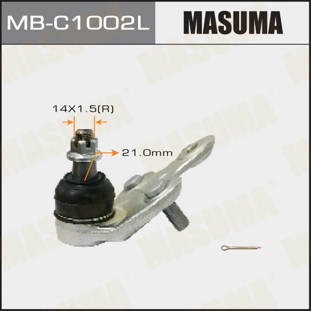 Опора шаровая L TOYOTA HIGHLANDER MASUMA MB-C1002L