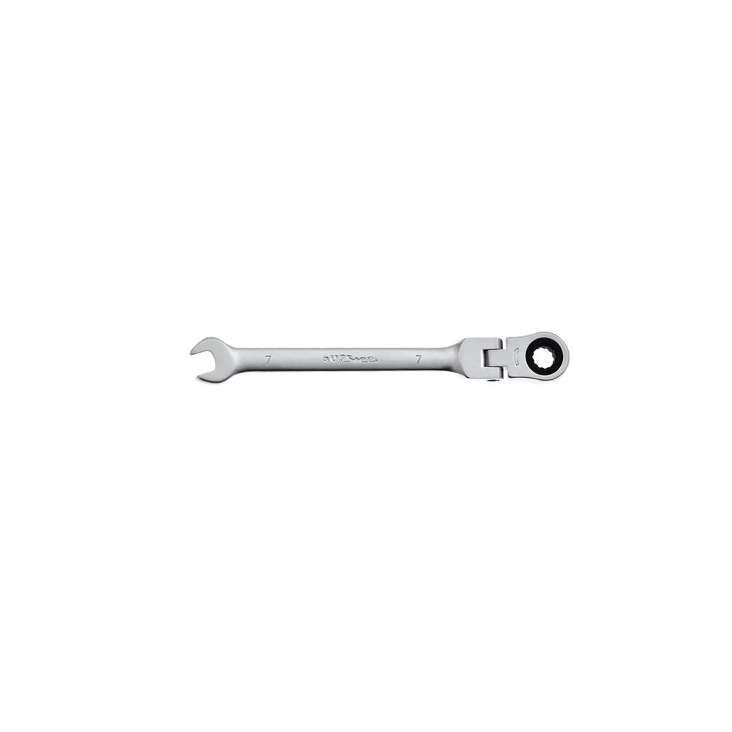Ключ комбинированный, трещоточный, с шарниром, 7 мм AVSTEEL AV-315207