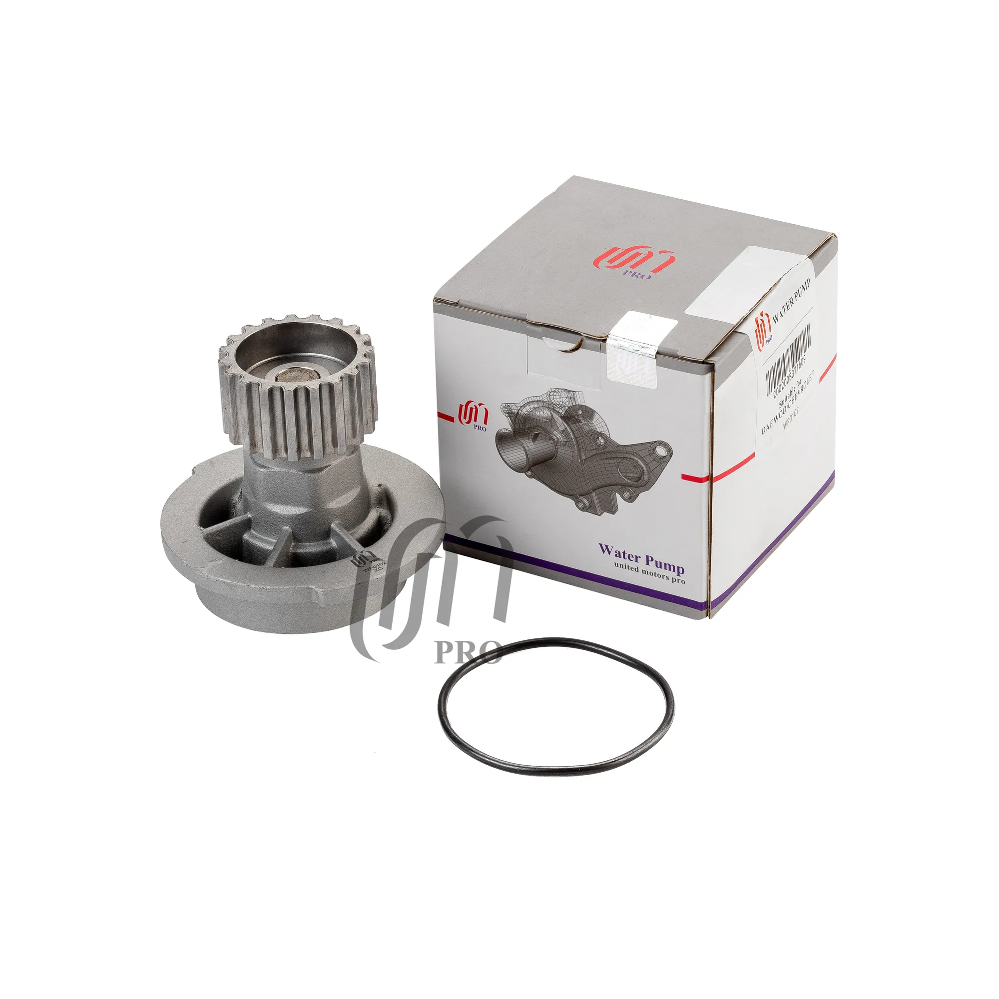Помпа DAEWOO CHEVROLET 1,4 (F14D3, F14S3), 1,6 (A16DMS, A16SMS), 1,8 (F18S2, A18DMS), 2,0 (C20SED, T UMpro WP0102