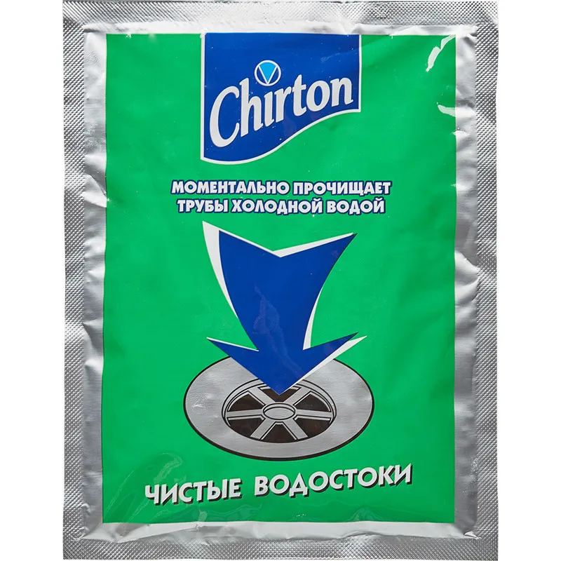 Средство для прочистки труб CHIRTON (порош ок)60 гр 613580