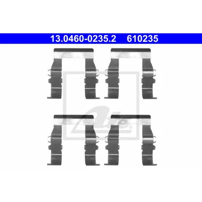 Ком/кт монтажный тормозн.колодок ATE 13-0460-0235-2