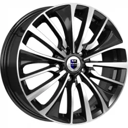 Диск литой R17 6.5J 5x114.3/67.1 ET45 КИК Flanker (КС751) алмаз черный 71043